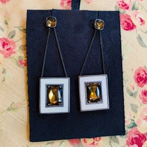 Animale Gemstone Statement Earrings